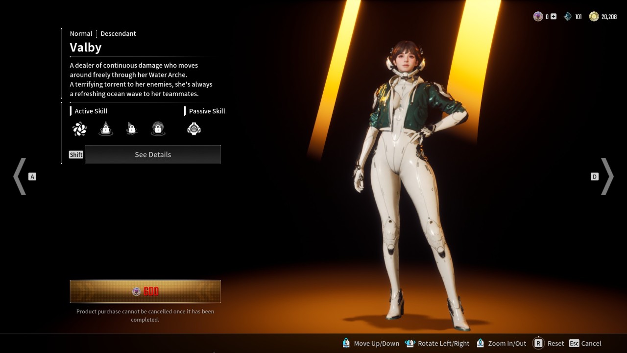 The First Descendant, Valby, In-game Shop