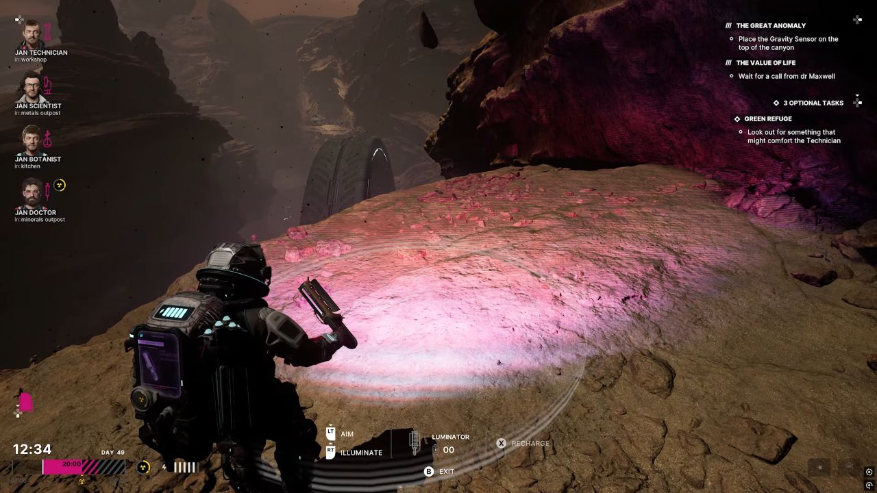 The Alters, PC, Gameplay, Where to Place the Gravity Sensor, Screenshot, NoobFeed