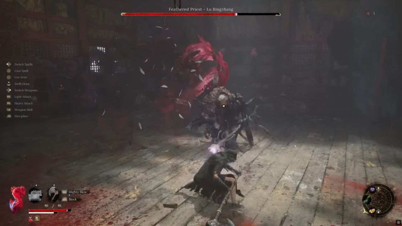 Wuchang: Fallen Feathers, PC, Gameplay, How To Beat Priest Lu Bingzhang, Screenshot, NoobFeed