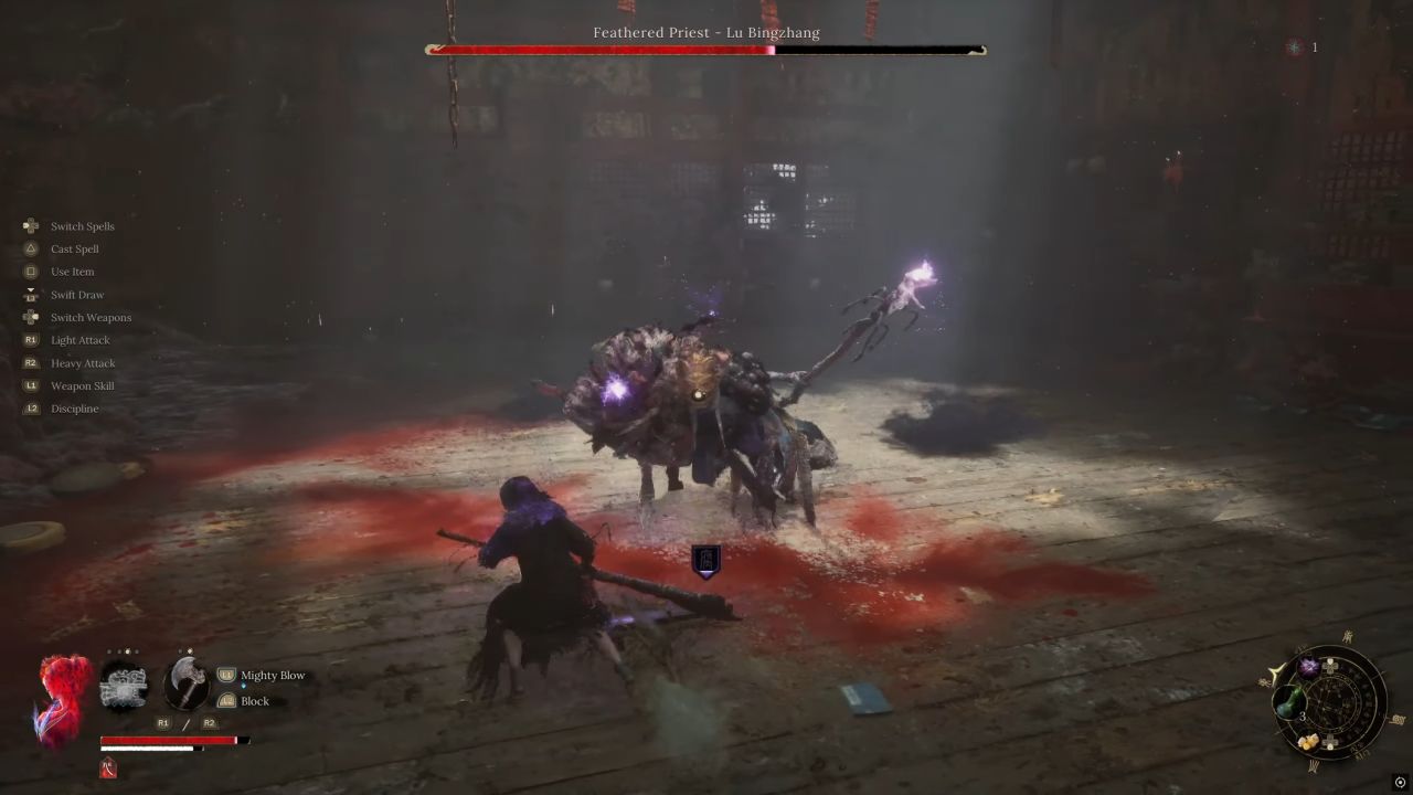 Wuchang: Fallen Feathers, PC, Gameplay, How To Beat Priest Lu Bingzhang, Screenshot, NoobFeed