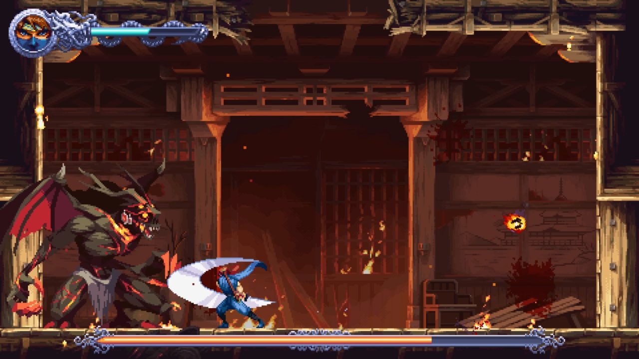 ninja gaiden ragebound, retro-style action platformer, smooth combat, fast pacing