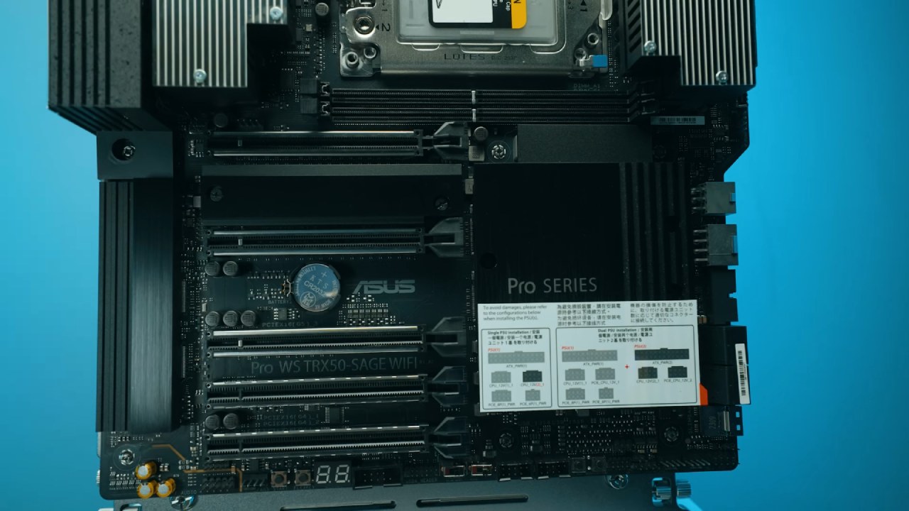 ASUS Pro, TRX50-SAGE WIFI,Review,Threadripper,Motherboard,PCIe Gen5, NoobFeed
