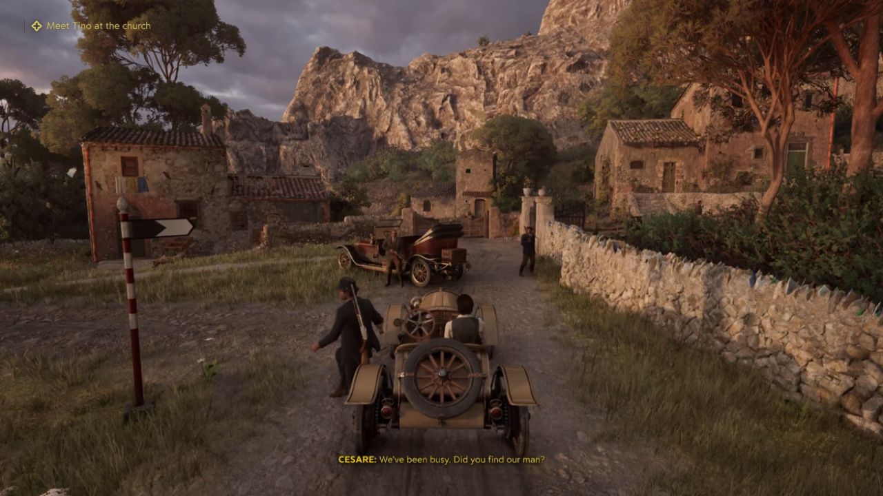 Mafia: The Old Country, PC, Gameplay, How to Meet Tino at the Church, Screenshot, NoobFeed