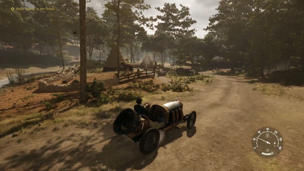 Mafia: The Old Country, PC, Gameplay, How to Meet Valerio in the Forest, Screenshot, NoobFeed