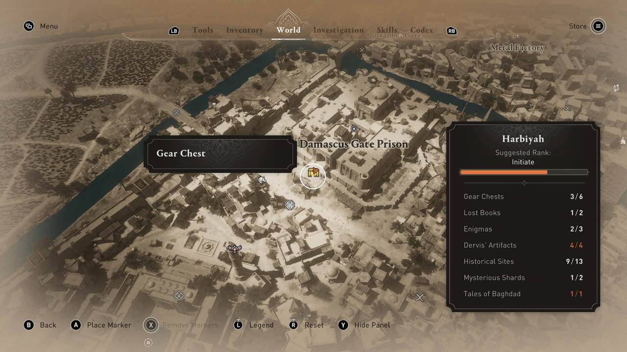 Assassin's Creed Mirage, Game Guide, Gameplay, Gear Chest, Harbiyah, Zanj Uprising Sword