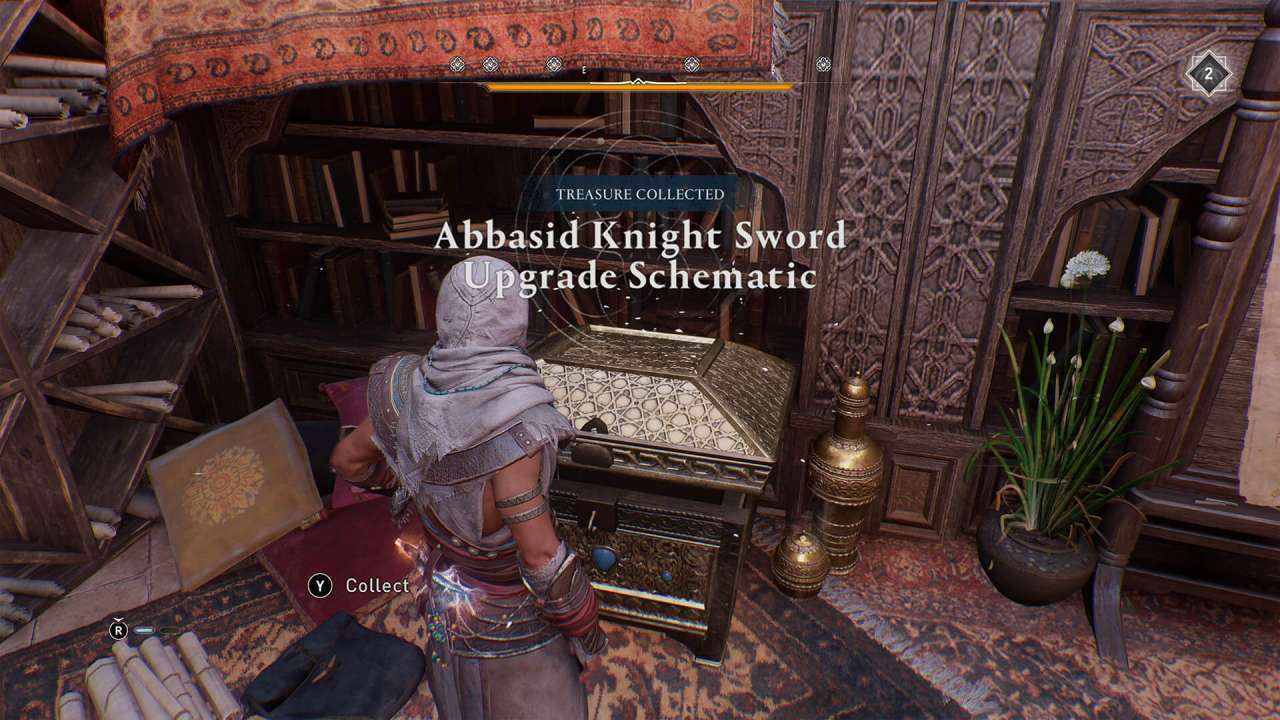 Assassin's Creed Mirage, Game Guide, Gameplay, Abbasiyah, Gear Chest, Abbasid Knight Sword