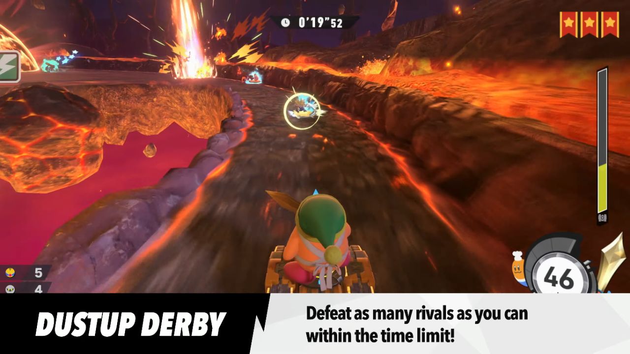 Nintendo Kirby Air Riders Direct, News, Dustup Derby