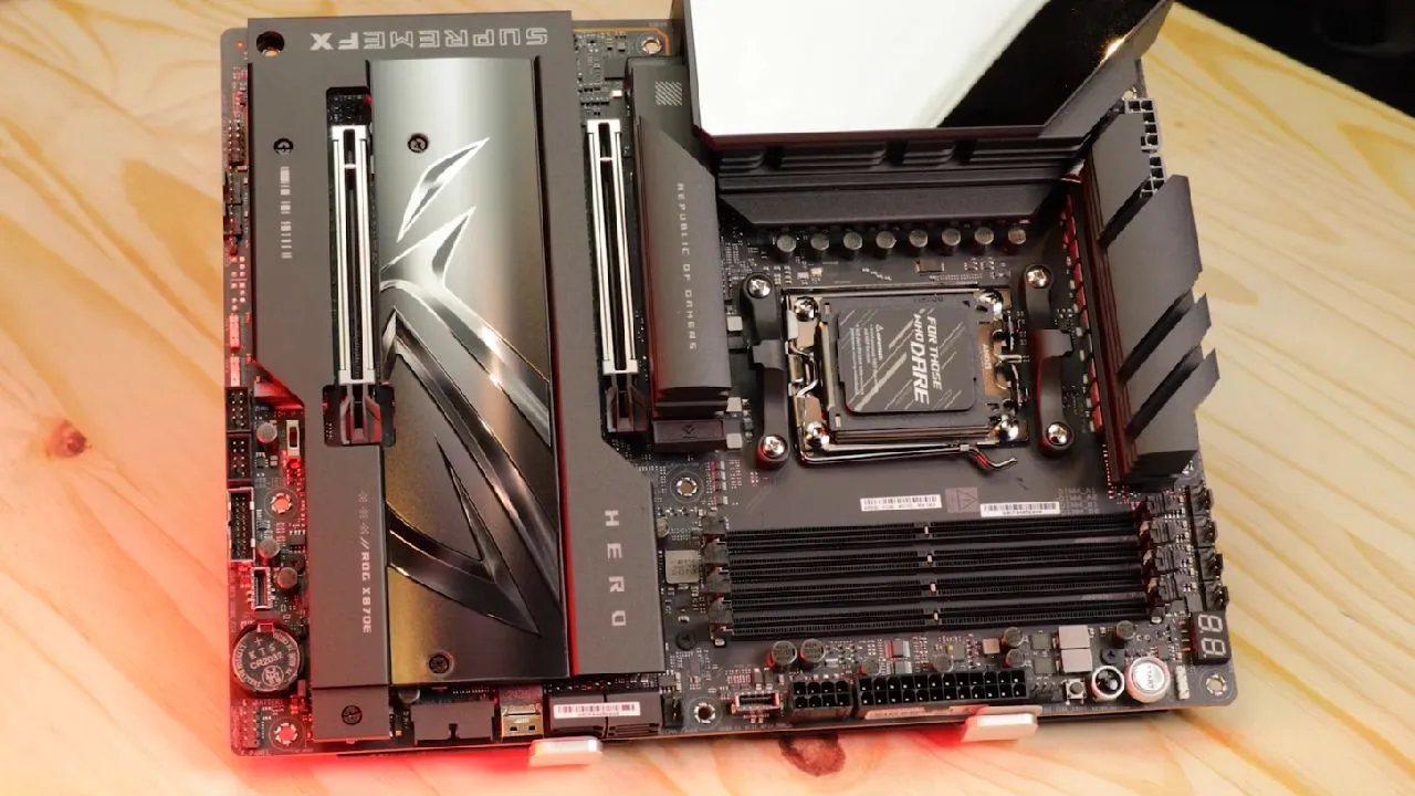 ASUS, ROG Crosshair X870 Hero Review, Premium Design, VRM Power, Dual GPU Support, NoobFeed
