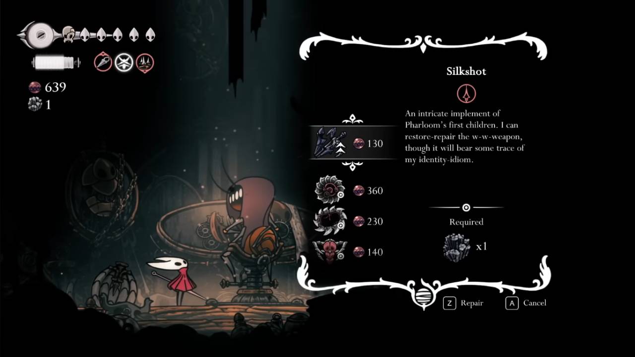 Hollow Knight: Silksong, Guide, How to Get the Silkshot