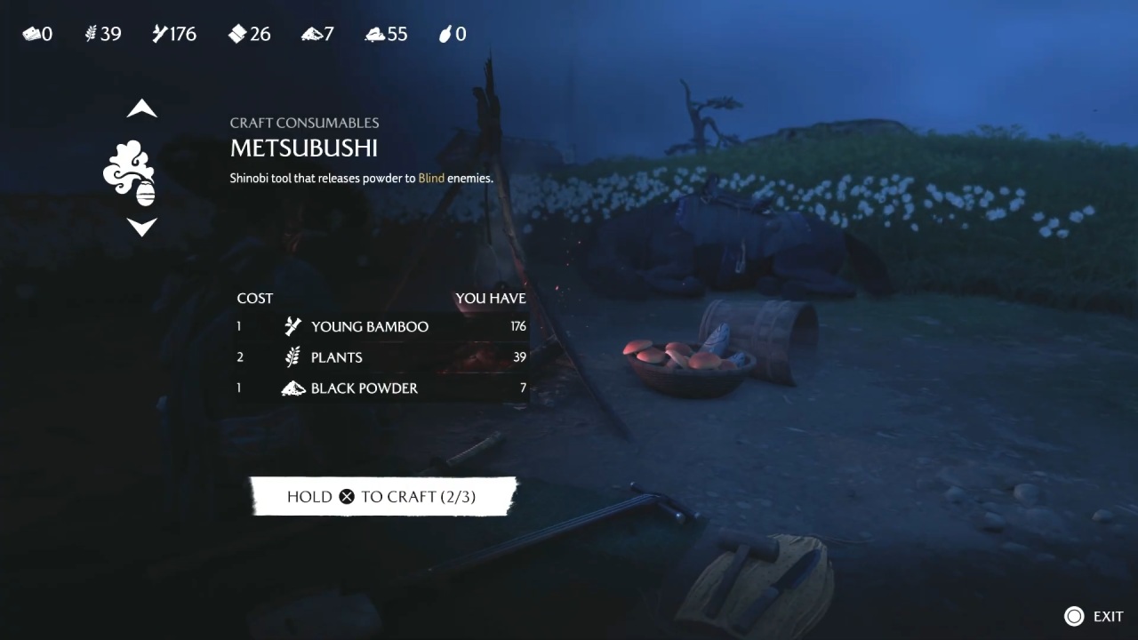 Ghost of Yōtei, Guide, How to Craft Weapons & Gears