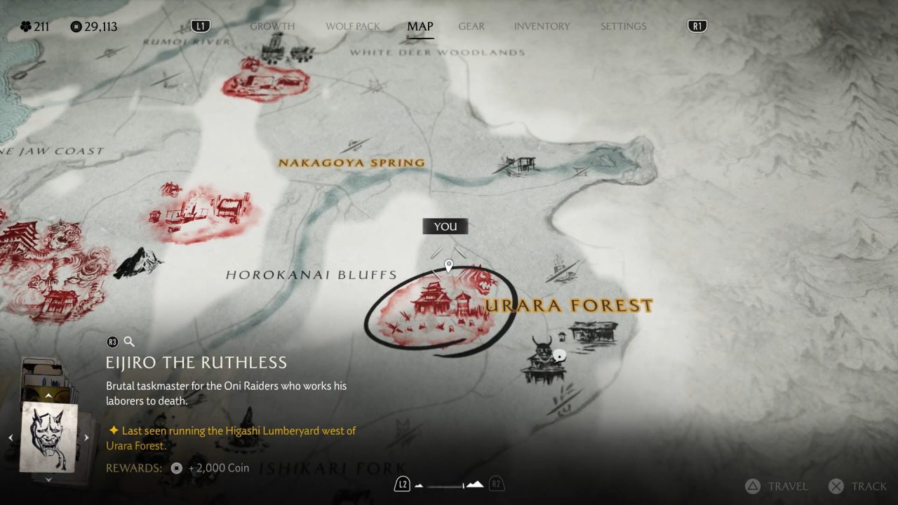 Ghost of Yōtei, Guide, How to Complete Eijiro the Ruthless Bounty