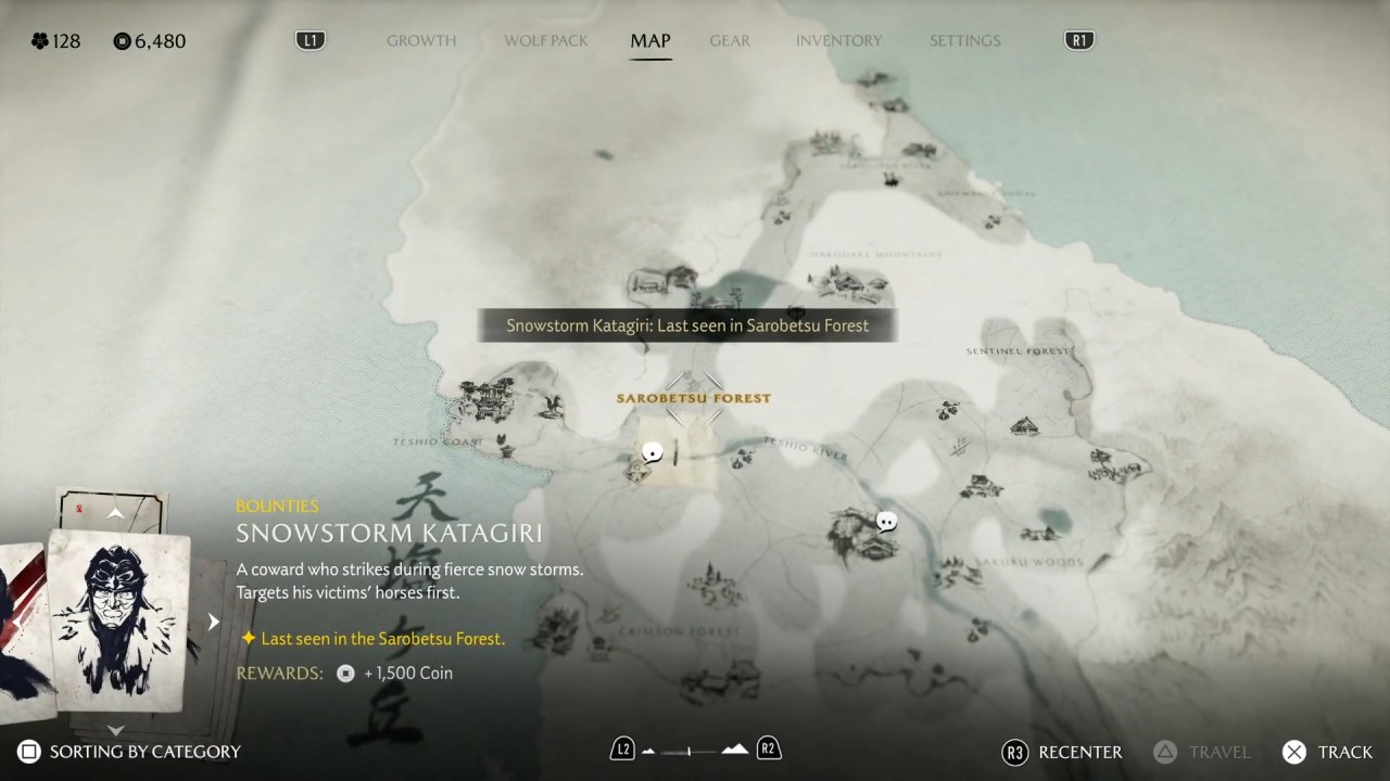 Ghost of Yōtei, Guide, How to Complete Snowstorm Katagiri Bounty