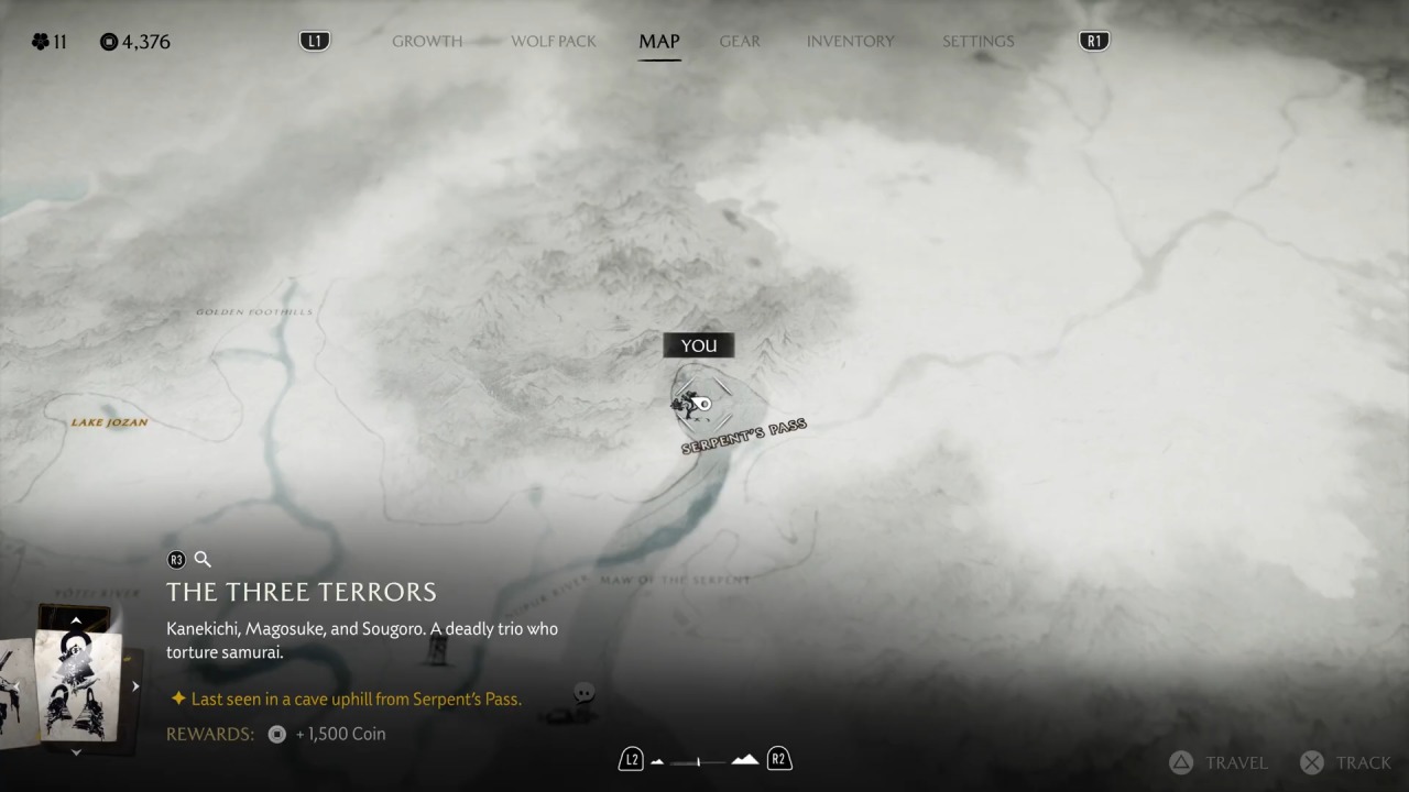 Ghost of Yōtei, Guide, How to Complete The Three Terrors Bounty