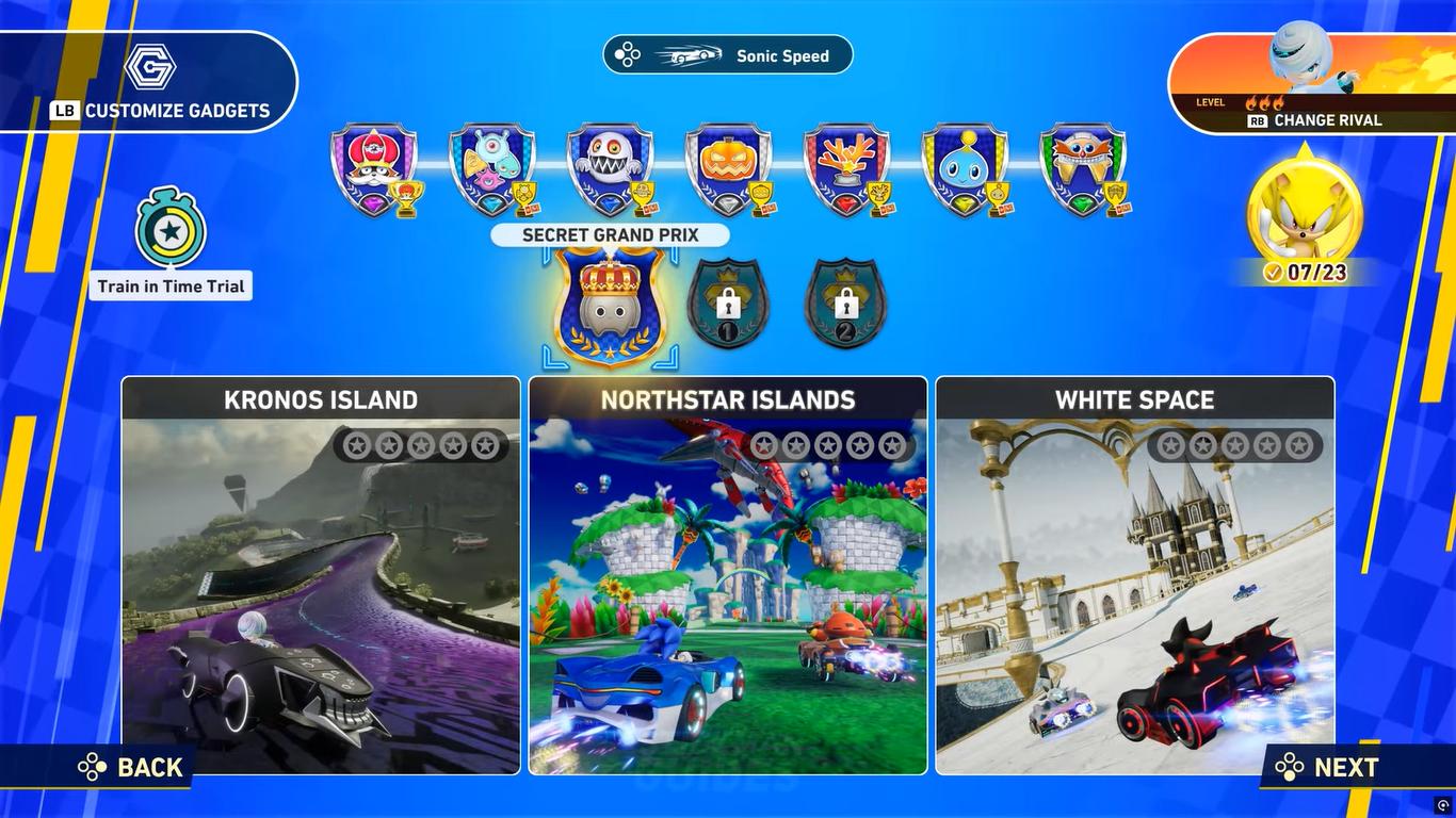 Sonic Racing: CrossWorlds, How to Unlock Secret Grand Prix, PS4 , Screenshot, Gameplay, NoobFeed
