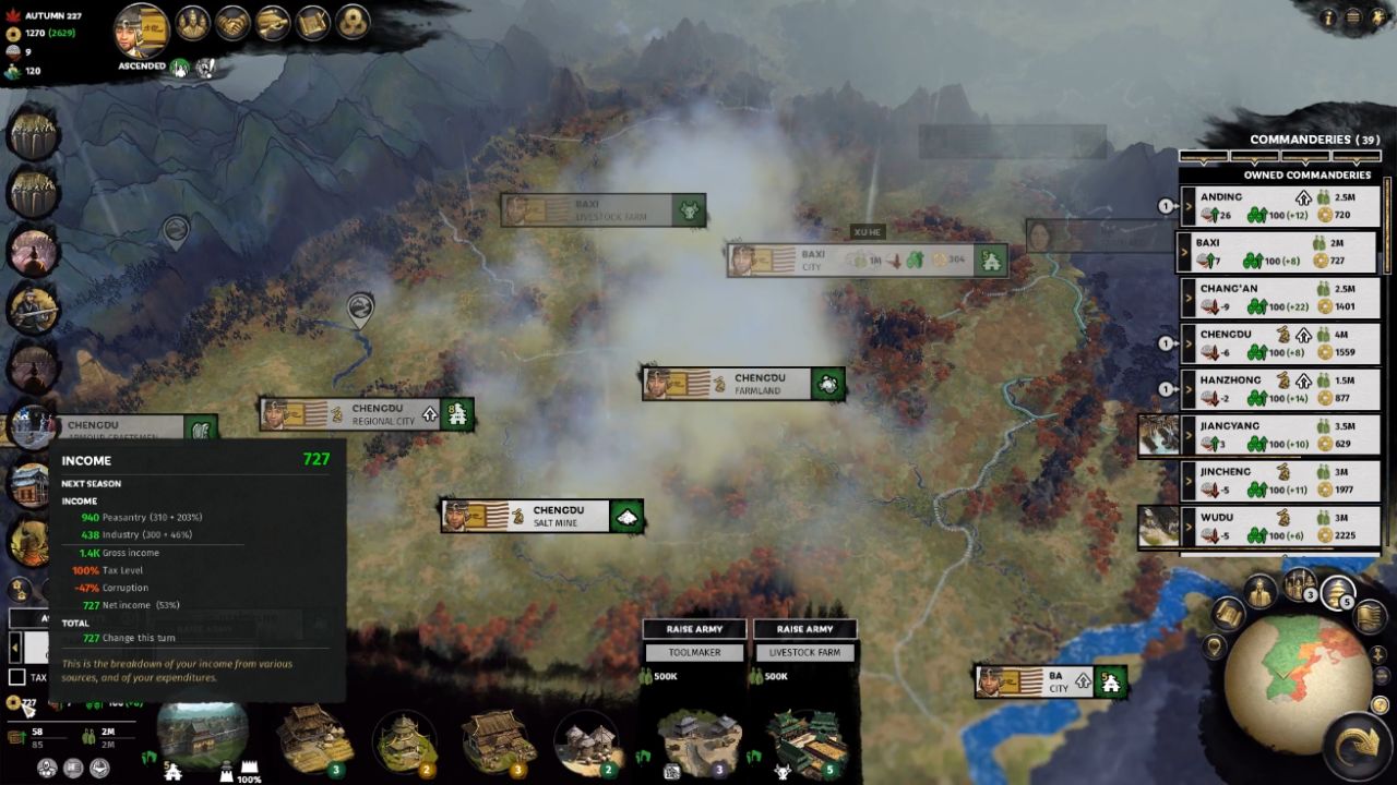 Total War: Three Kingdoms, PC, Gameplay, How to Fight Corruption Efficiently, Screenshot, NoobFeed
