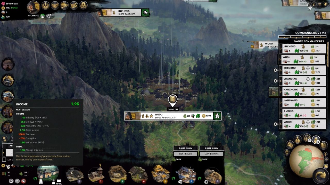 Total War: Three Kingdoms, PC, Gameplay, How to Speed Up Construction, Screenshot, NoobFeed