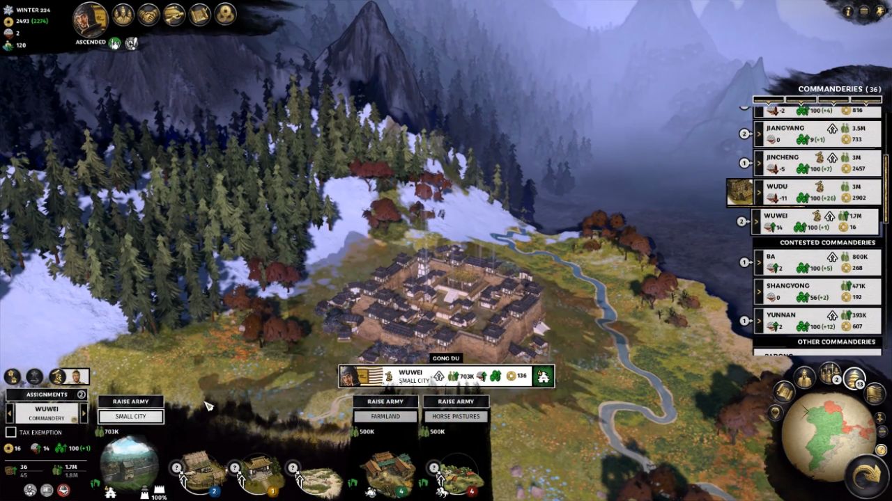 Total War: Three Kingdoms, PC, Gameplay, How to Speed Up Construction, Screenshot, NoobFeed