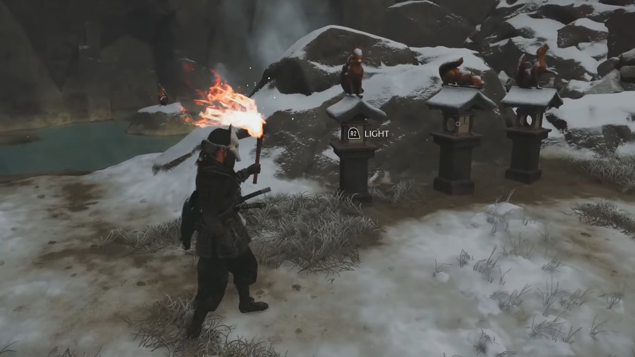 Ghost of Yōtei, Guide, How to Reach Coastal Structures, Fox Puzzle Solution