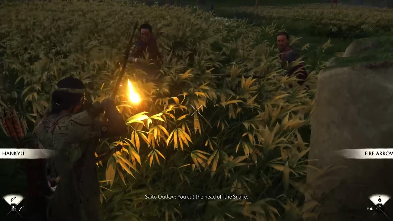 Ghost of Yōtei, Brush Fire Trophy, PS5, Screenshot, Gameplay, NoobFeed