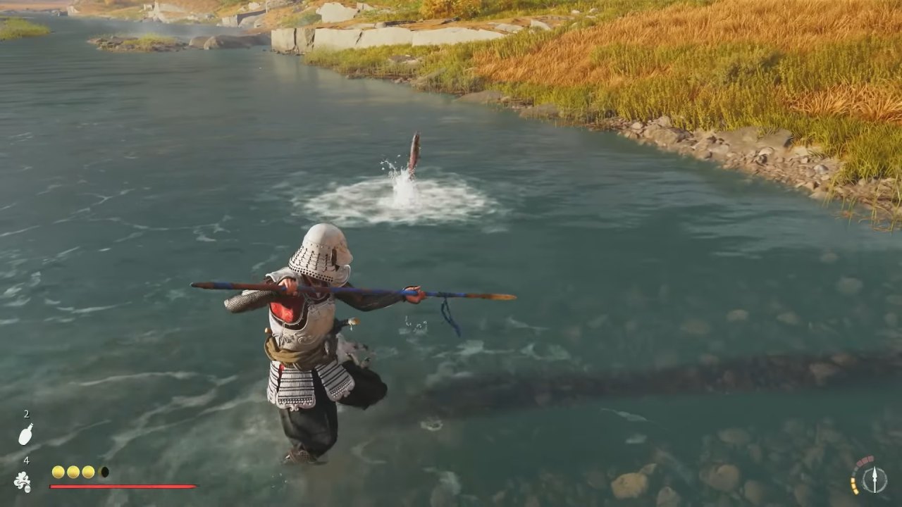 Ghost of Yōtei, Guide, How to Catch Fish