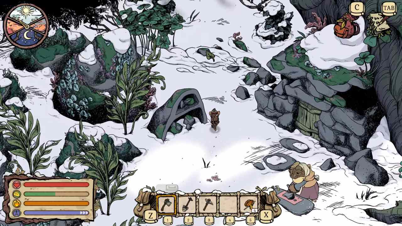 Winter Burrow, Guide, How to Get a Pickaxe