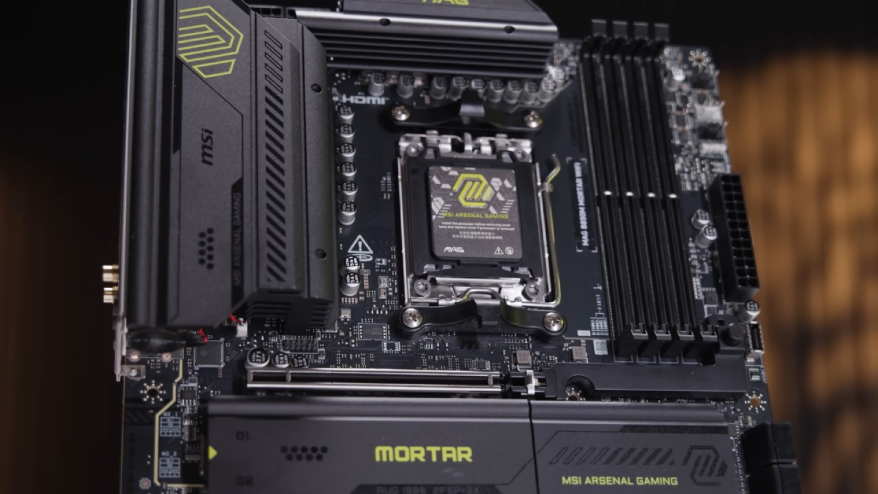 MSI, B850M Mortar Wi-Fi, Review, Revolutionary mATX Board, Back M.2 Slot, NoobFeed