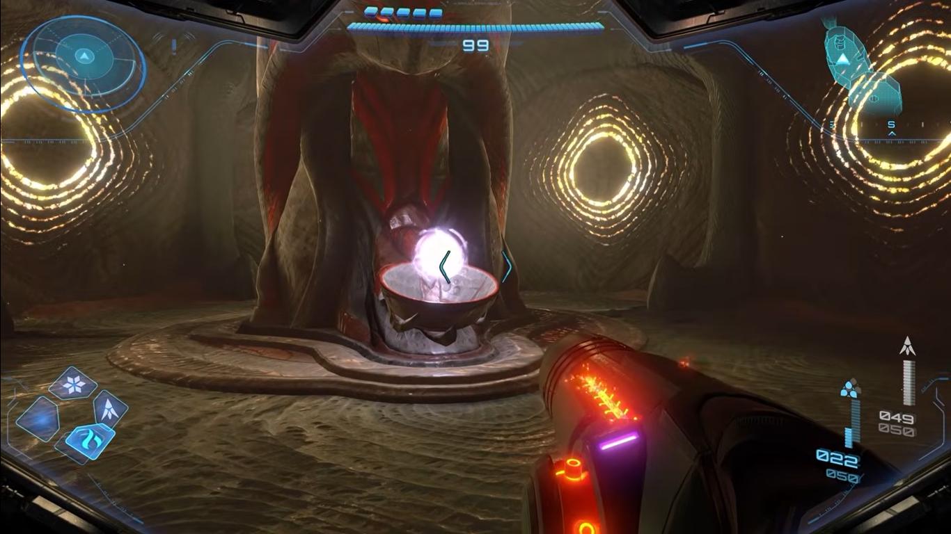Metroid Prime 4: Beyond, Rings of Stone Shrine Puzzle, Nintendo Switch 2, Screenshot, Gameplay, NoobFeed