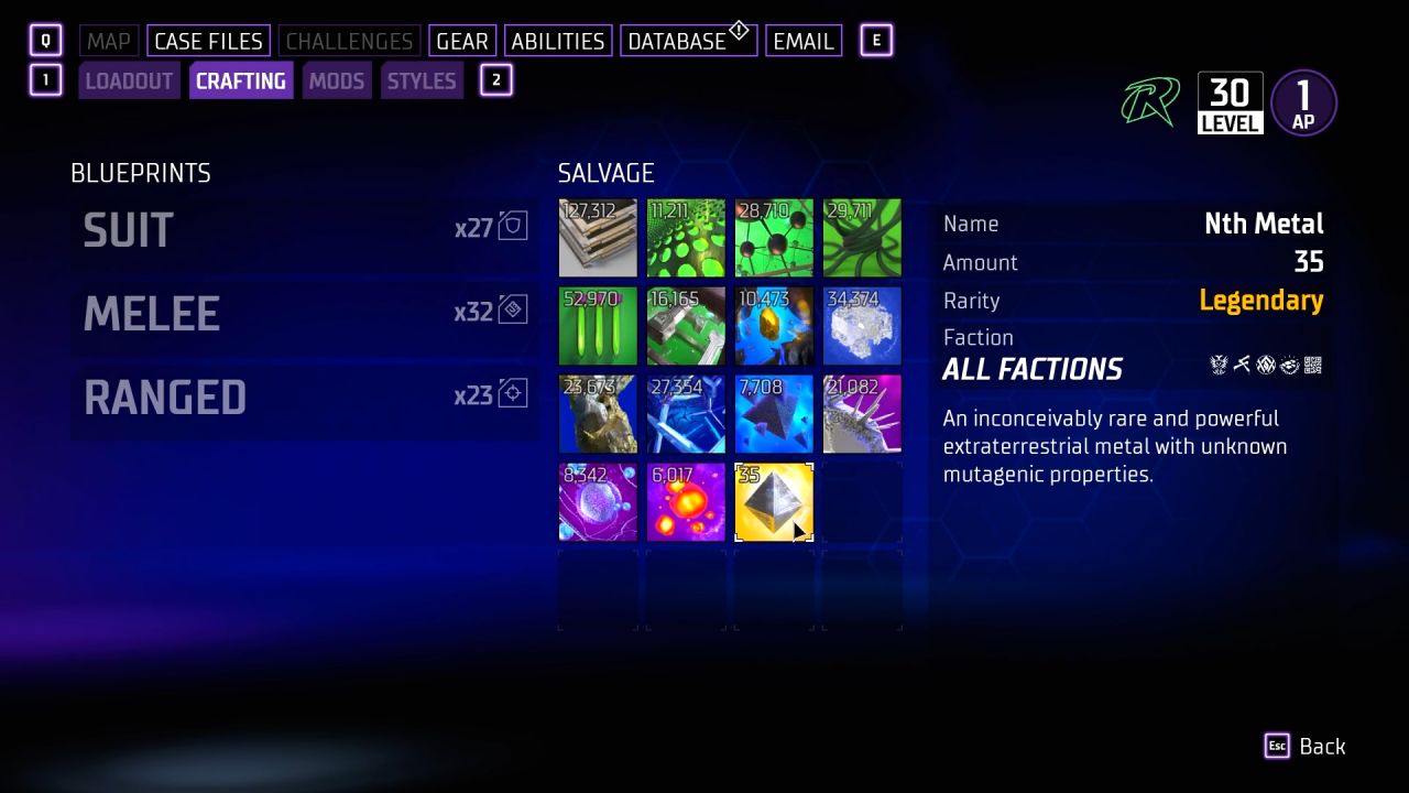 Gotham Knights, Guide, How to Get Nth Metal