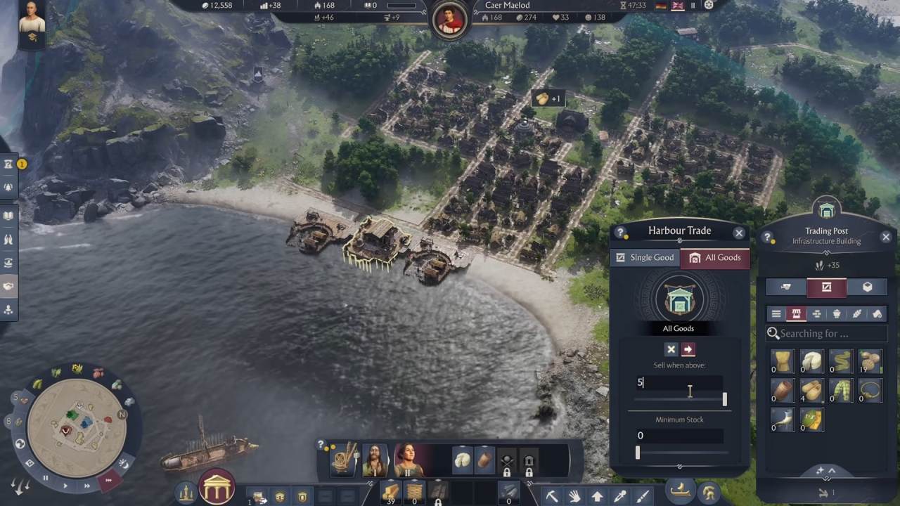 Anno 117: Pax Romana, Guide, How to Trade