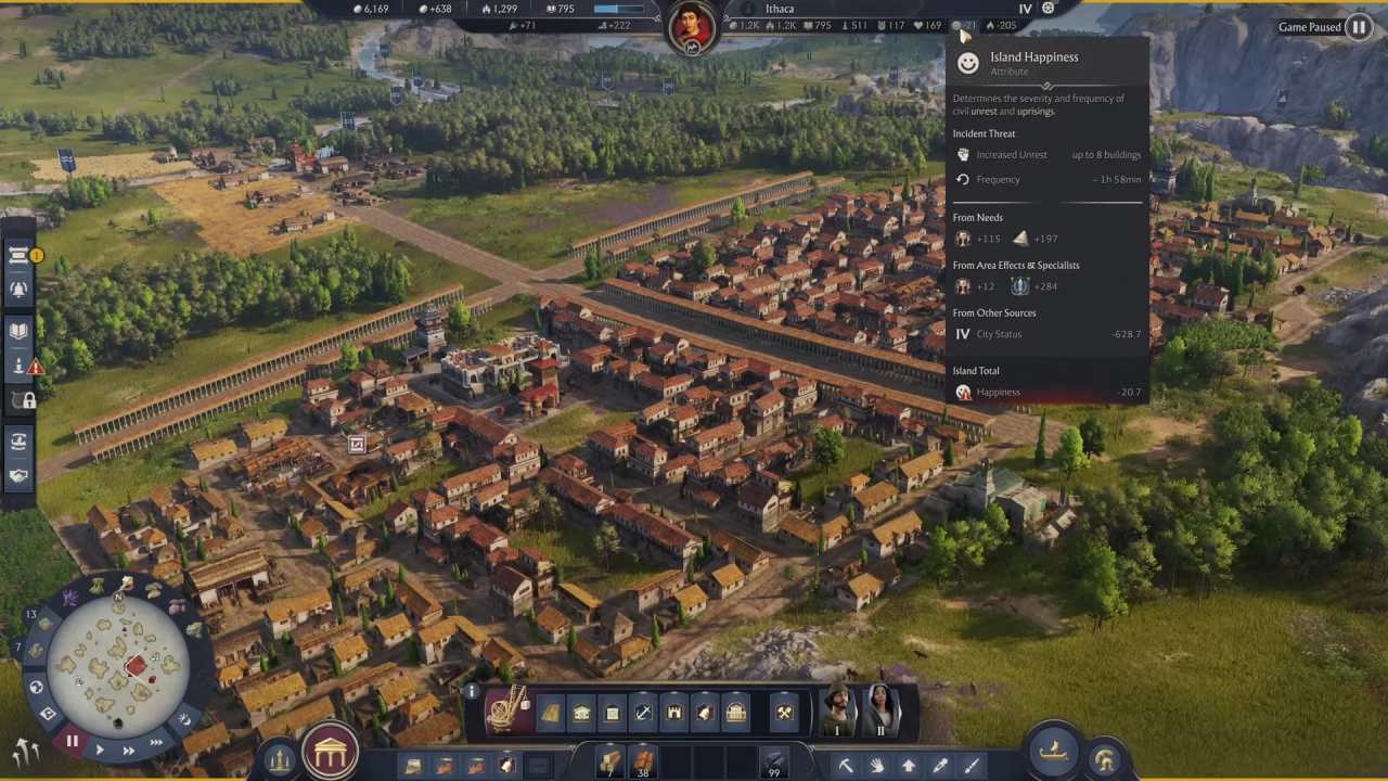 Anno 117: Pax Romana, Guide, How to Increase Happiness