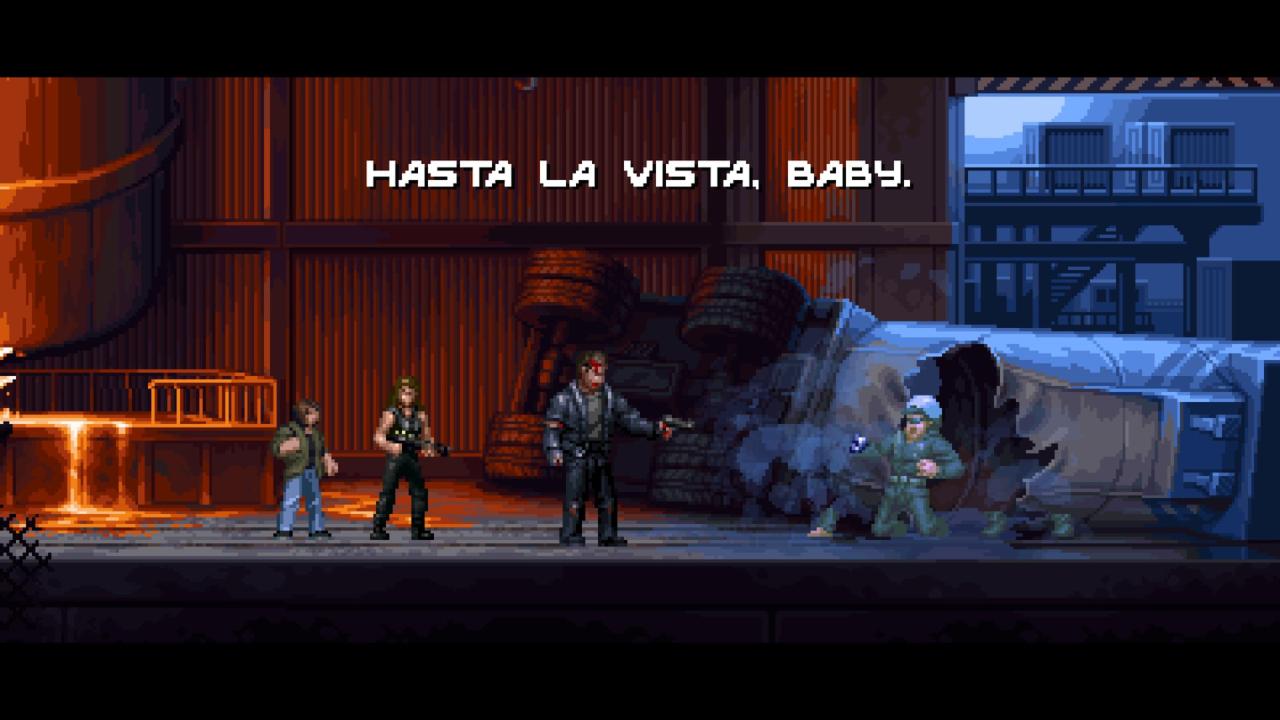 Terminator 2D: NO FATE, Arnold Schwarzenegger, PC, Review, 2D Game, 90's Game, NoobFeed