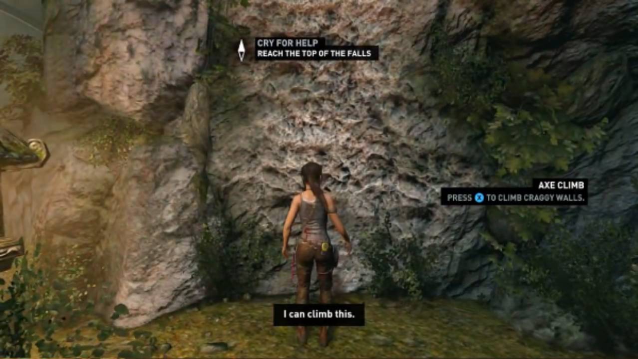Tomb Raider, Guide, How to Use the Climbing Axe to Reach the Summit