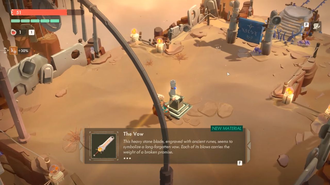 Moonlighter 2: The Endless Vault, Guide, How to Complete Hidden Treasure In The Desert Quest
