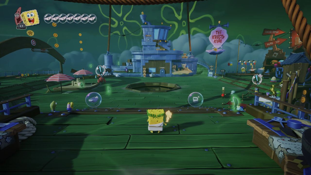 SpongeBob SquarePants: Titans of the Tide, Guide, The Floating Patty All Chests, PC, Gameplay, Screenshot, NoobFeed