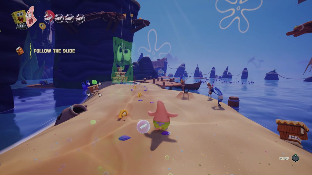 SpongeBob SquarePants: Titans of the Tide, Guide, Goldfish Island All Chests, PC, Gameplay, Screenshot, NoobFeed