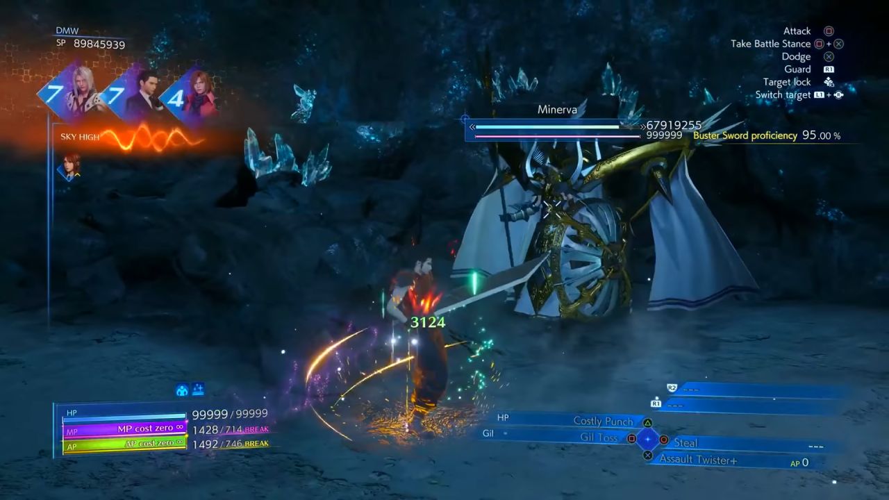 Crisis Core –Final Fantasy VII– Reunion, Guide, How to Upgrade Costly Punch