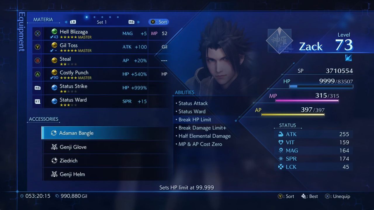 Crisis Core –Final Fantasy VII– Reunion, Guide, How to Craft Costly Punch