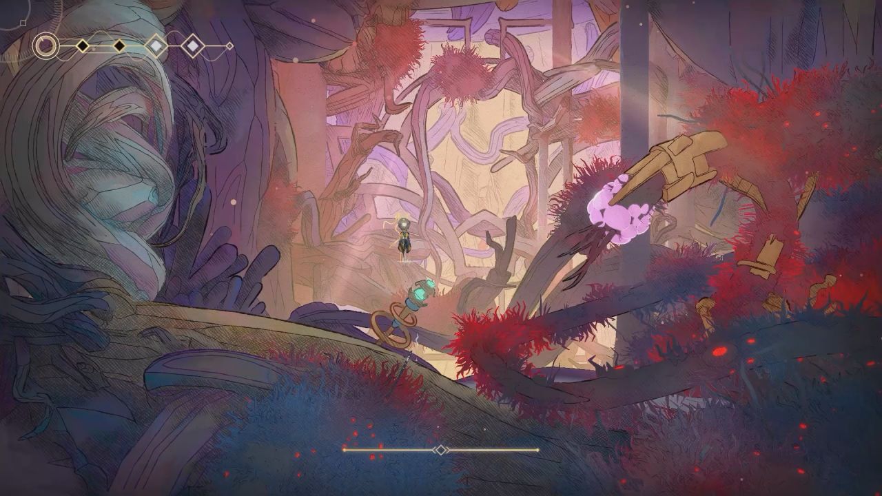 MIO: Memories in Orbit, Review, Metroidvania, Gameplay, Similar to Hollow Knight, NoobFeed 