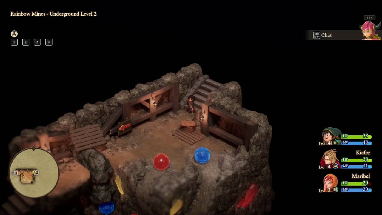 Dragon Quest 7 Reimagined, PC, Gameplay, Green Gem Location and Rainbow Mines Puzzle Solution, Screenshot, NoobFeed