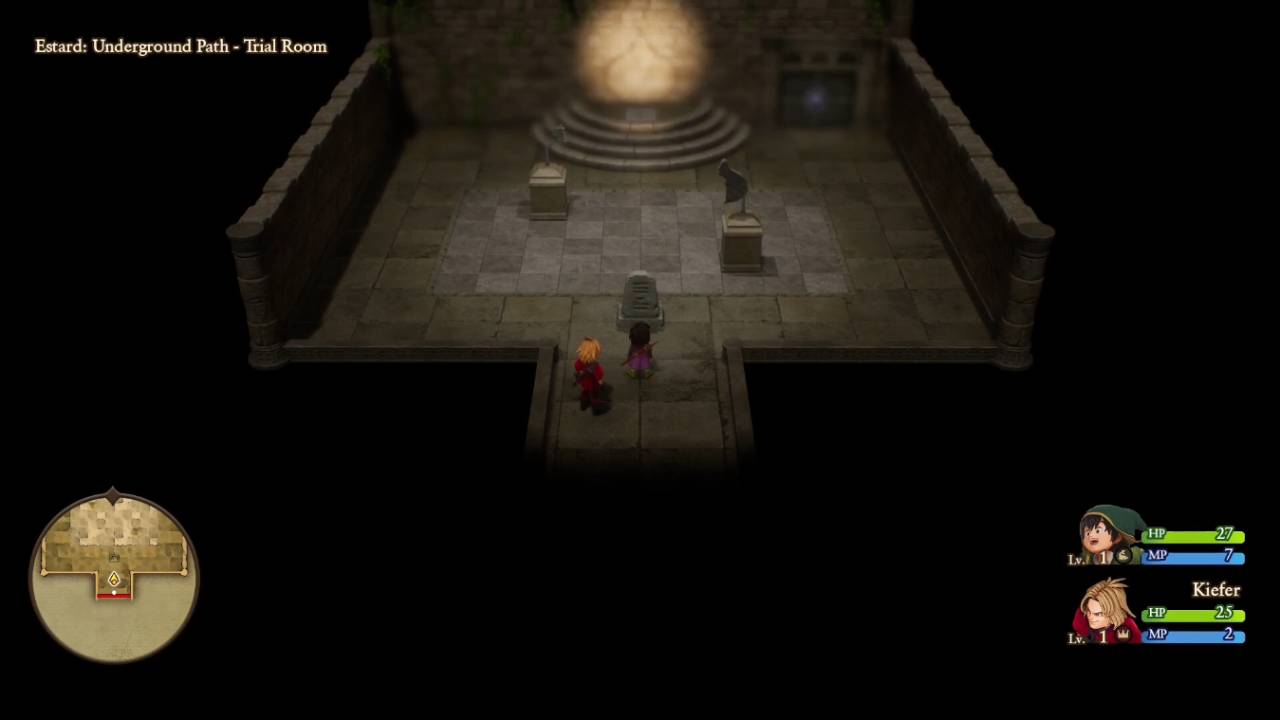 Dragon Quest 7 Reimagined, PC, Gameplay, Trial Room Shadow Puzzle Solution, Screenshot, NoobFeed