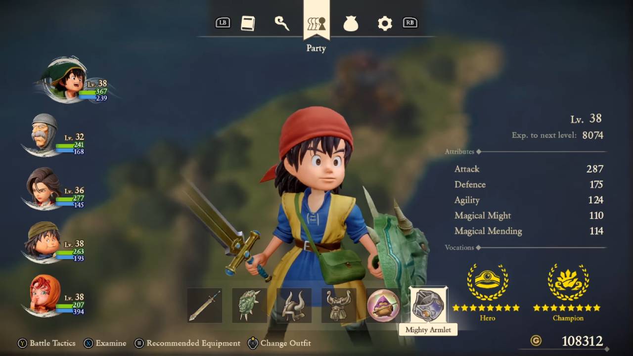 Dragon Quest 7 Reimagined, PC, Gameplay, Best Hero and Champion Vocation Build, Screenshot, NoobFeed