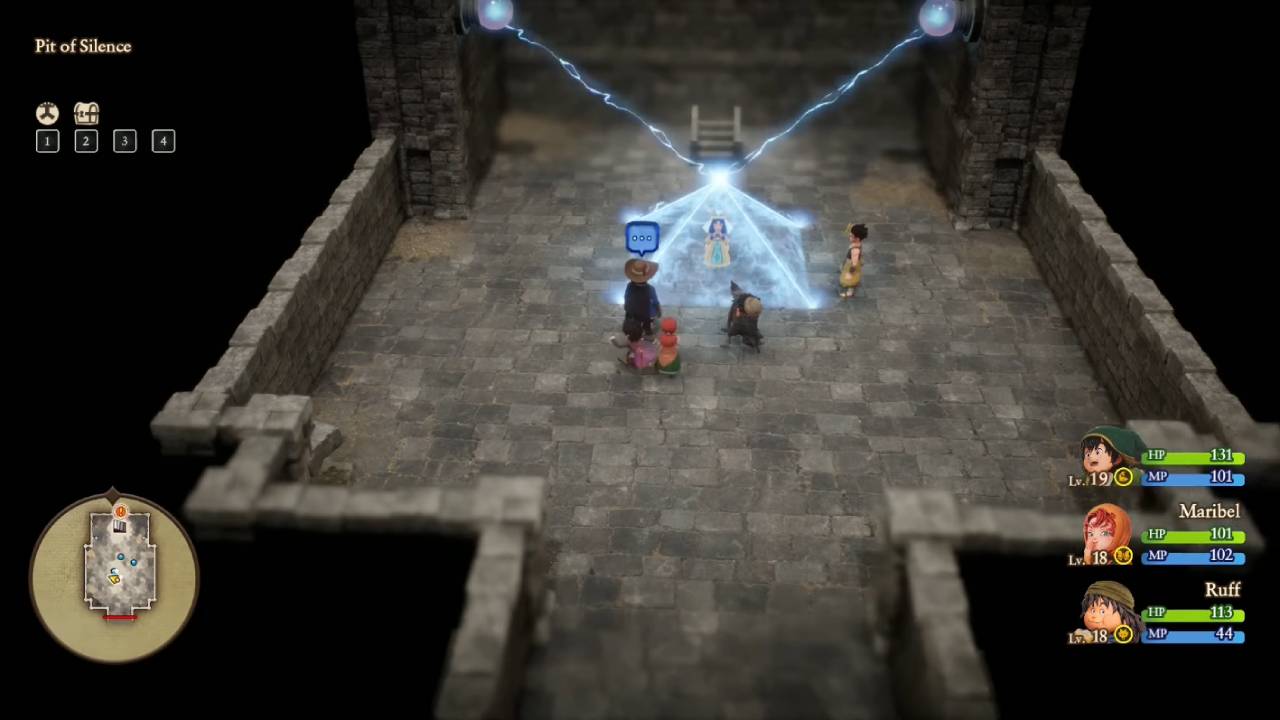 Dragon Quest 7 Reimagined, PC, Gameplay, Pit of Silence Mirror Puzzle Solution, Screenshot, NoobFeed