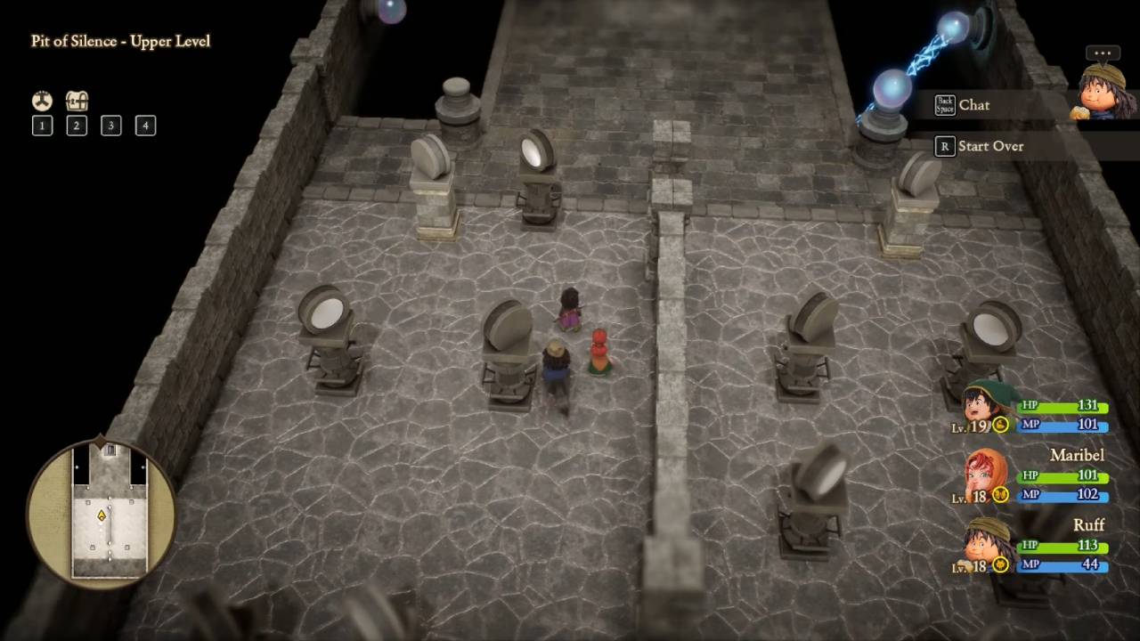 Dragon Quest 7 Reimagined, PC, Gameplay, Pit of Silence Mirror Puzzle Solution, Screenshot, NoobFeed