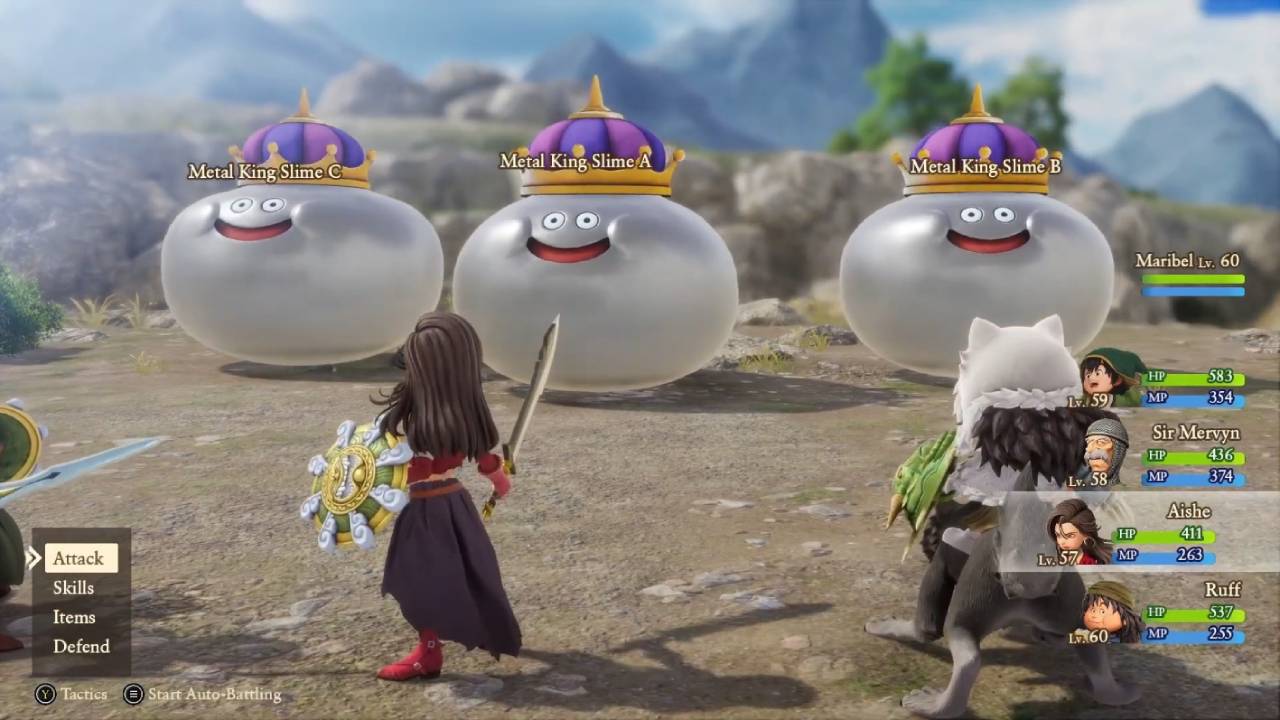 Dragon Quest 7 Reimagined, PC, Gameplay, Metal King Slime Farming Location, Screenshot, NoobFeed
