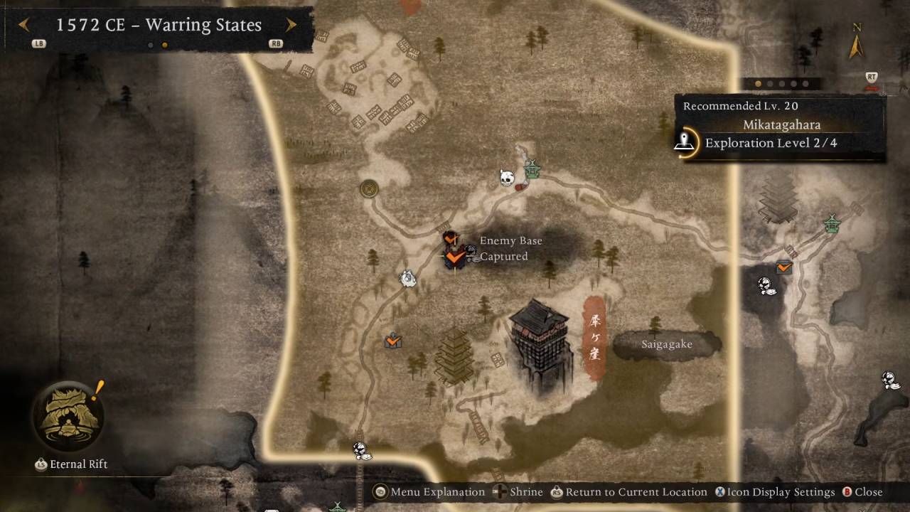 Nioh 3, Guide, How to Get to Mikatagahara Battlefield