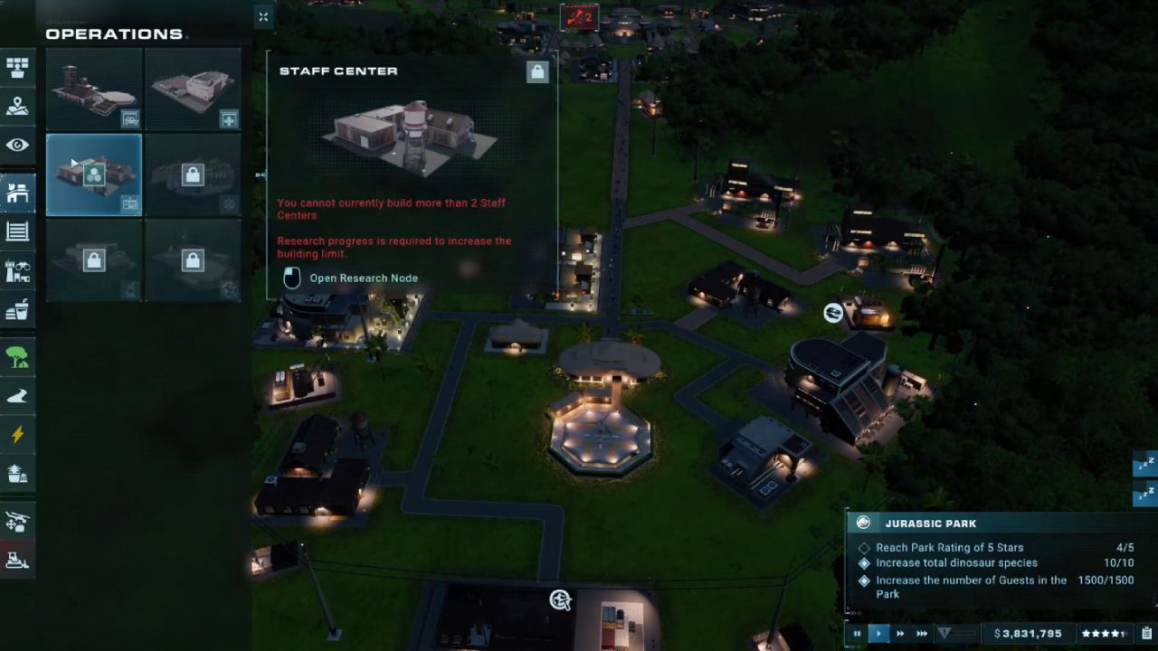 Jurassic World Evolution 2, PC, Gameplay, How to Get More Scientists, Screenshot, NoobFeed