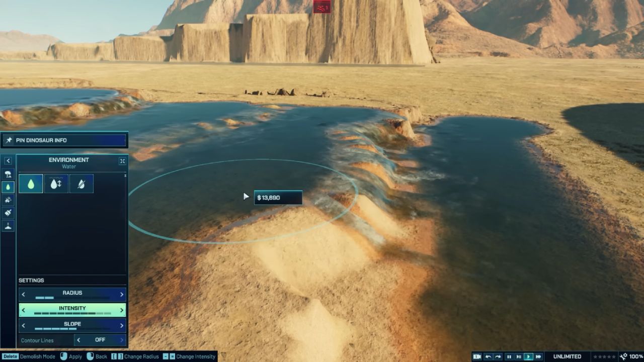 Jurassic World Evolution 3, PC, Gameplay, How to Make Waterfalls, Screenshot, NoobFeed