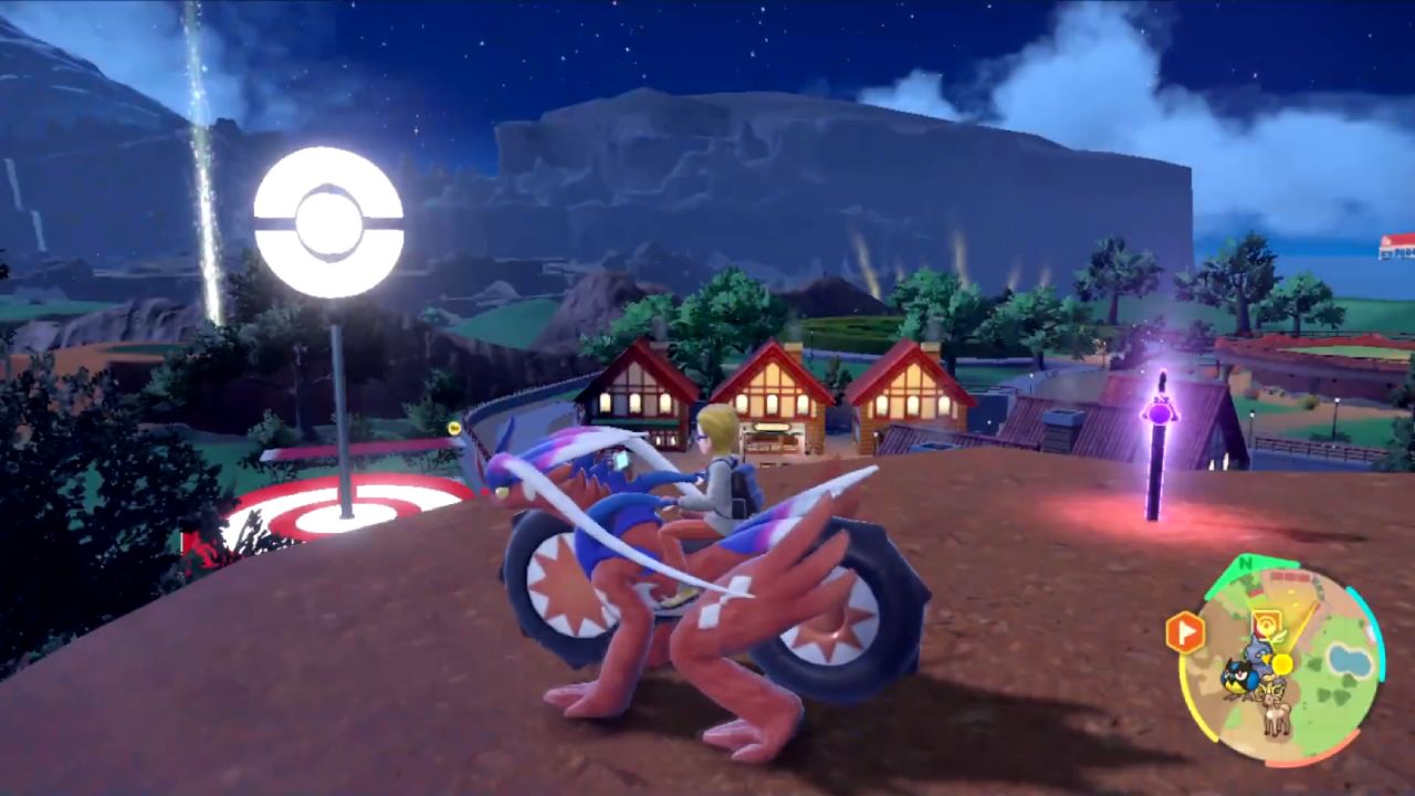 Pokemon Scarlet and Violet, PC, Gameplay, All Purple Stakes and Firescourge Shrine Locations, Screenshot, NoobFeed