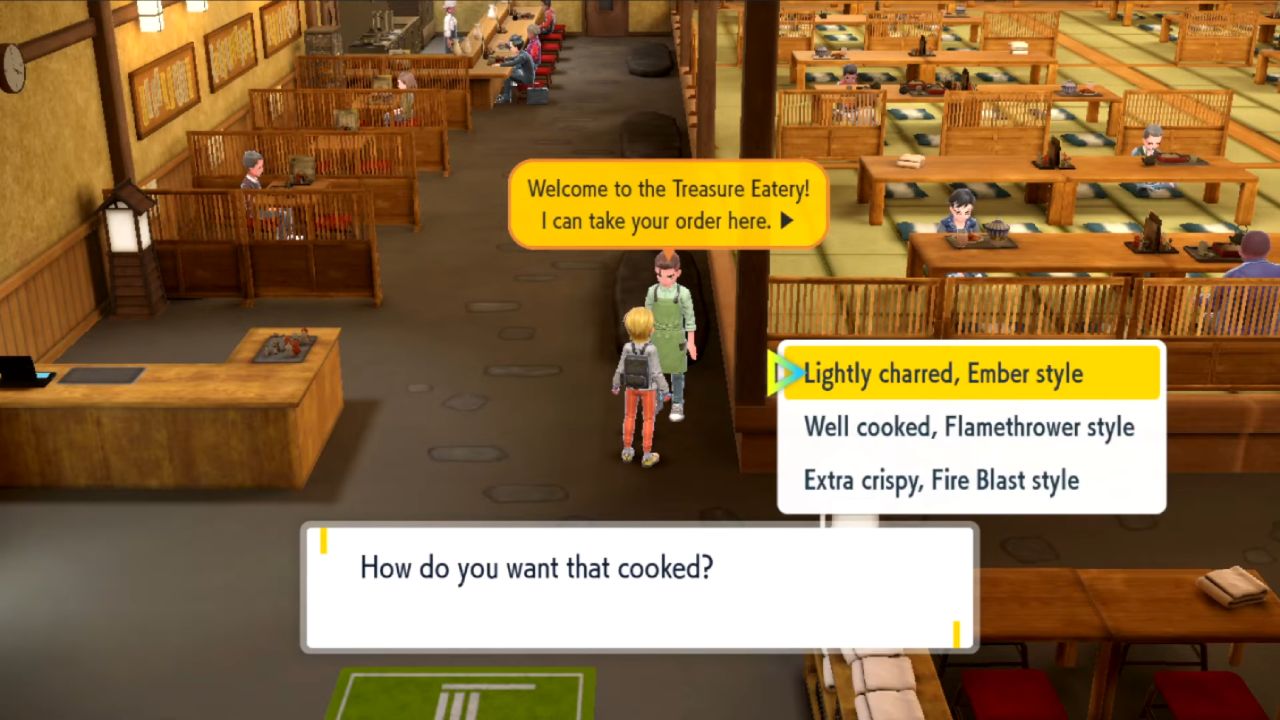 Pokemon Scarlet and Violet, PC, Gameplay, How to Order Secret Menu Item in Medali Gym Test, Screenshot, NoobFeed