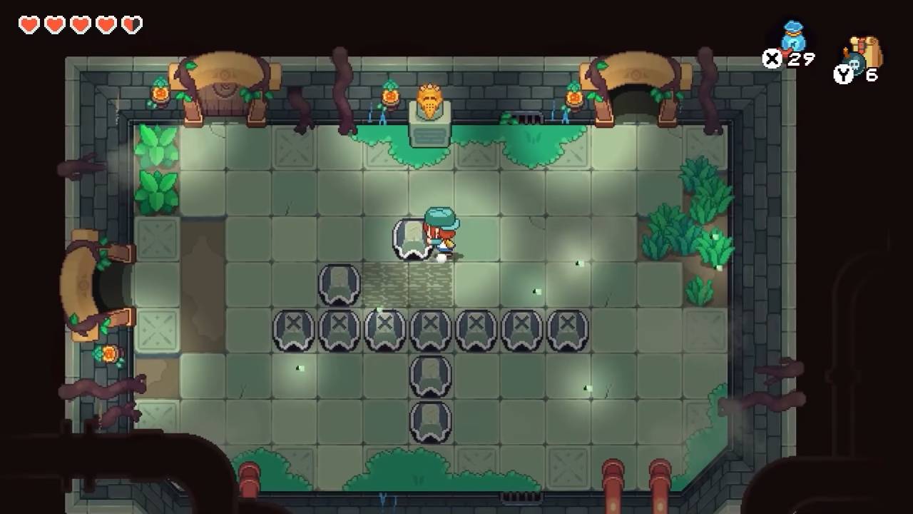 Under The Island, Xbox, Review, Zelda-inspired Adventure, Pixel Art Game, Screenshot
